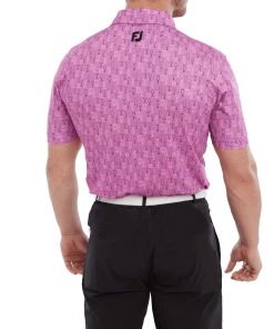 FootJoy Glass Print Golf Polo Shirt 80037 -Mens Sales Store FootJoy Glass Print Golf Polo Shirt 80037 6