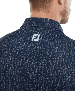 FootJoy Glass Print Golf Polo Shirt 80038 -Mens Sales Store FootJoy Glass Print Golf Polo Shirt 80038 7