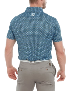 FootJoy Half Moon Geo Print Golf Polo Shirt 80013 -Mens Sales Store FootJoy Half Moon Geo Print Golf Polo Shirt 80013 11