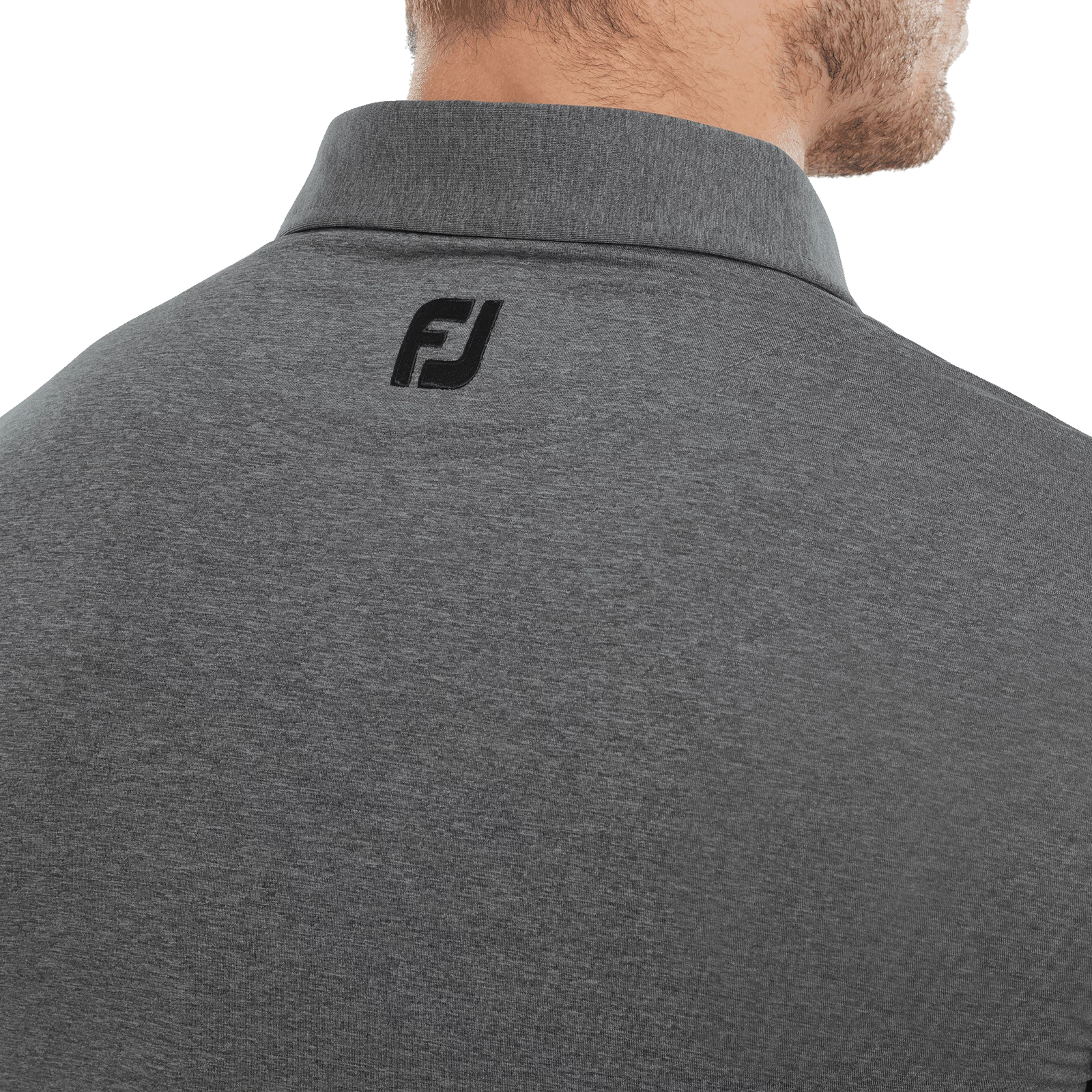 FootJoy Heather Self Collar Golf Polo Shirt 80136 7 FootJoy Heather Self Collar Golf Polo Shirt 80136 - Image 5