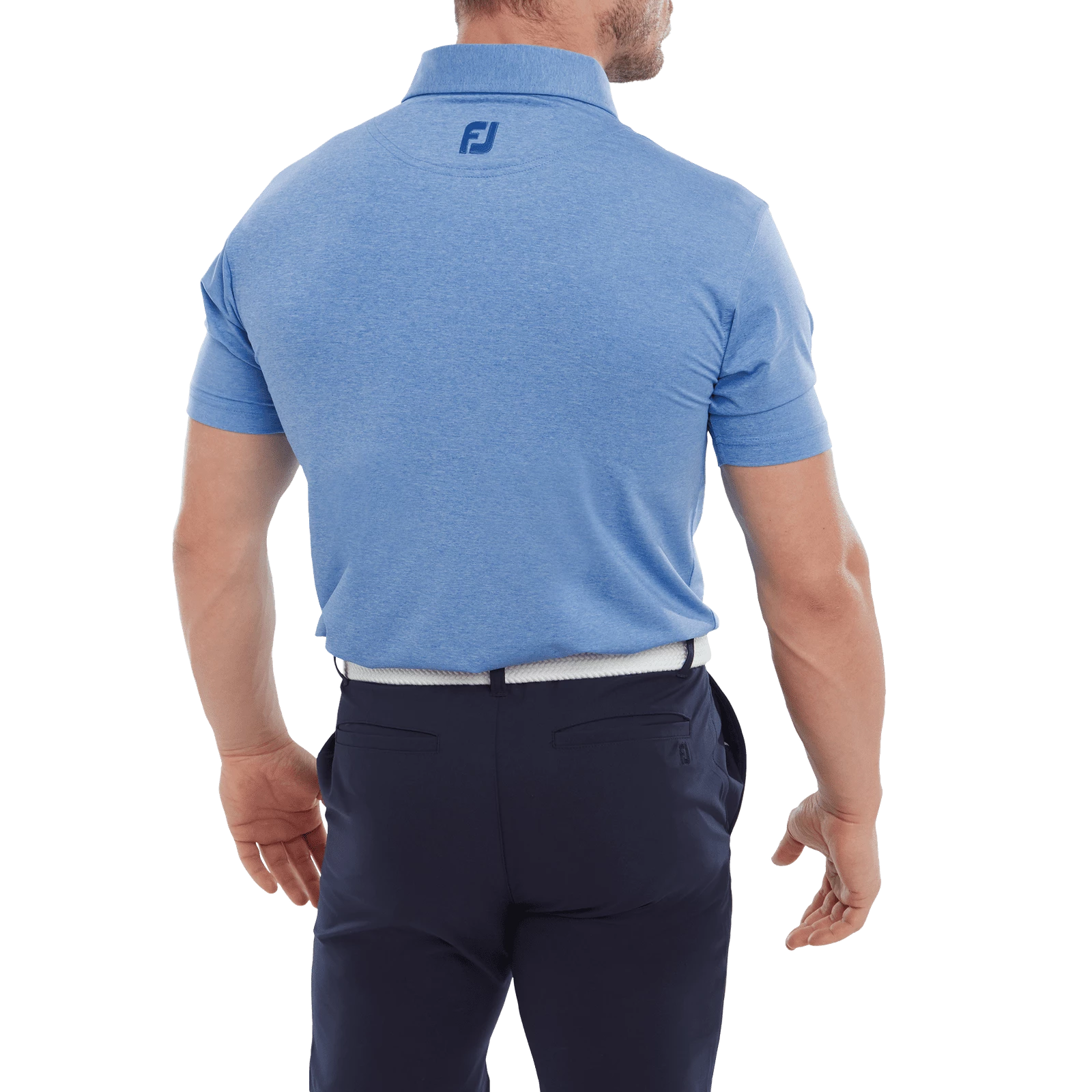 FootJoy Heather Self Collar Polo Shirt 80142 5 FootJoy Heather Self Collar Polo Shirt 80142 - Image 3