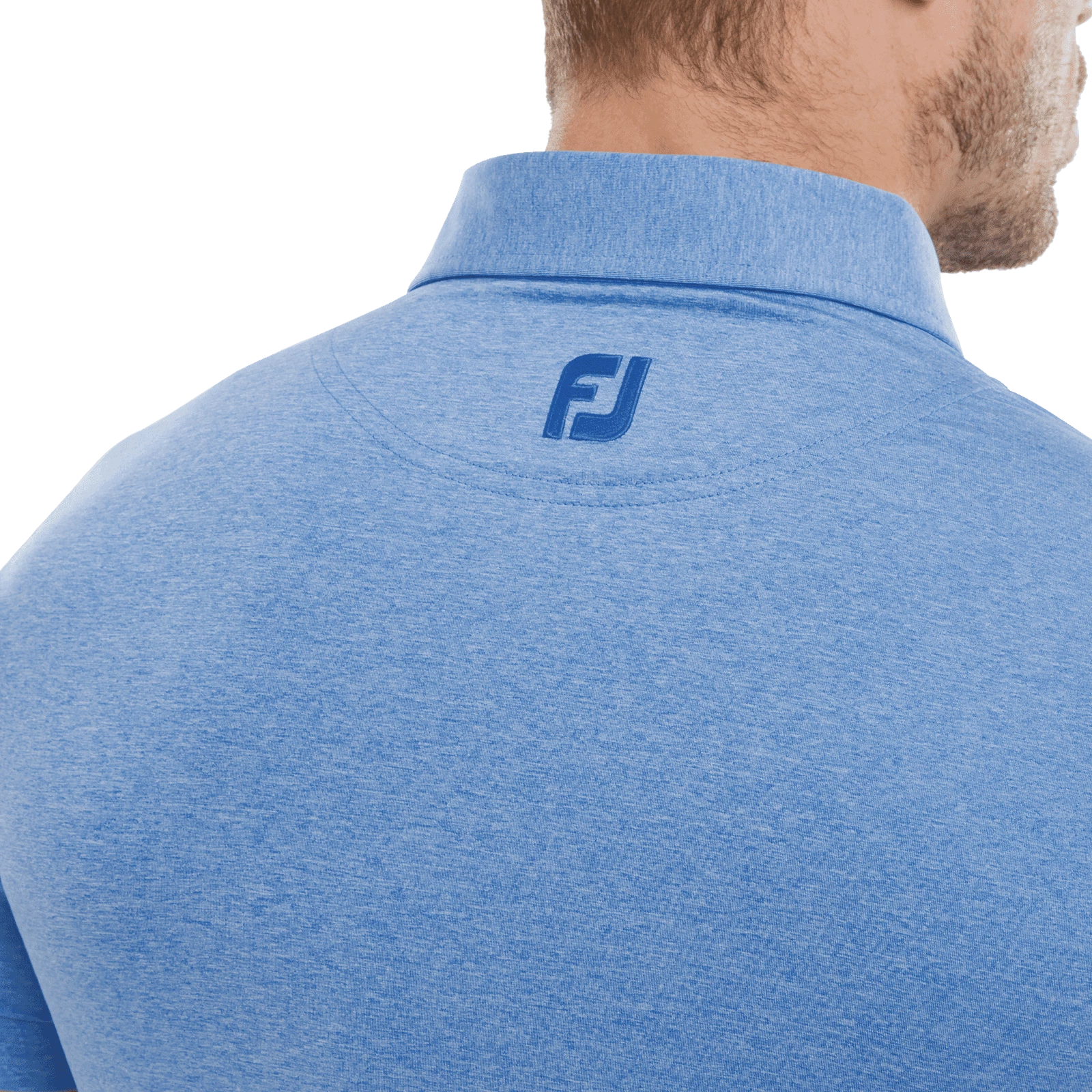FootJoy Heather Self Collar Polo Shirt 80142 7 FootJoy Heather Self Collar Polo Shirt 80142 - Image 5