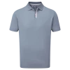FootJoy Solid Stripe Placket Pique Golf Shirt 88381