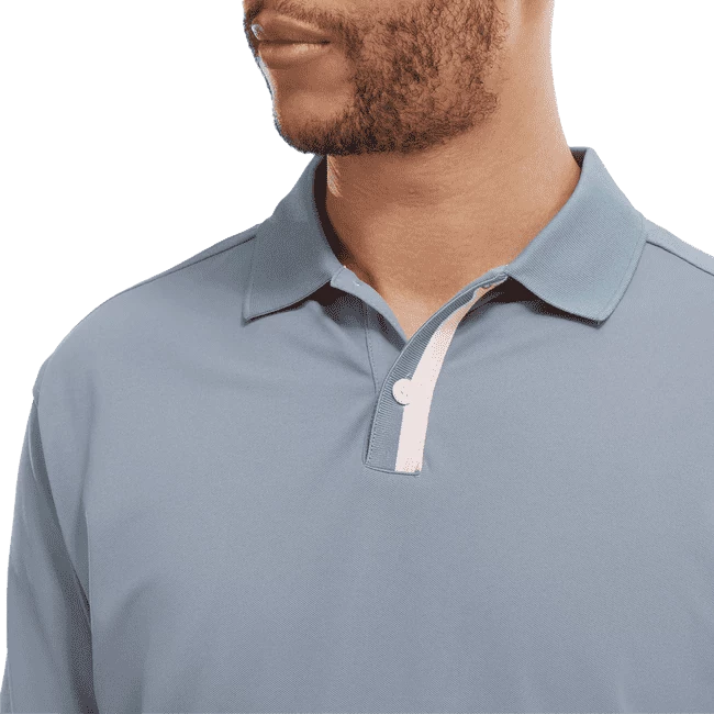 FootJoy Solid Stripe Placket Pique Golf Shirt 88381 5 FootJoy Solid Stripe Placket Pique Golf Shirt 88381 - Image 3