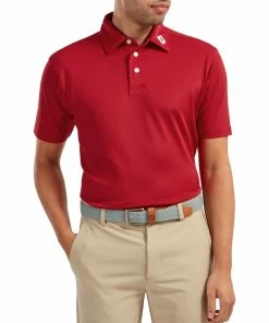FootJoy Stretch Pique Solid Golf Polo Shirt 91825 -Mens Sales Store FootJoy Stretch Pique Solid Golf Polo 91825 62