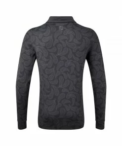 FootJoy Tonal Paisley Print L/S Golf Polo Shirt 92945 5 FootJoy Tonal Paisley Print L/S Golf Polo Shirt 92945 -Mens Sales Store FootJoy Tonal Paisley Print Golf Polo Shirt 92945 112