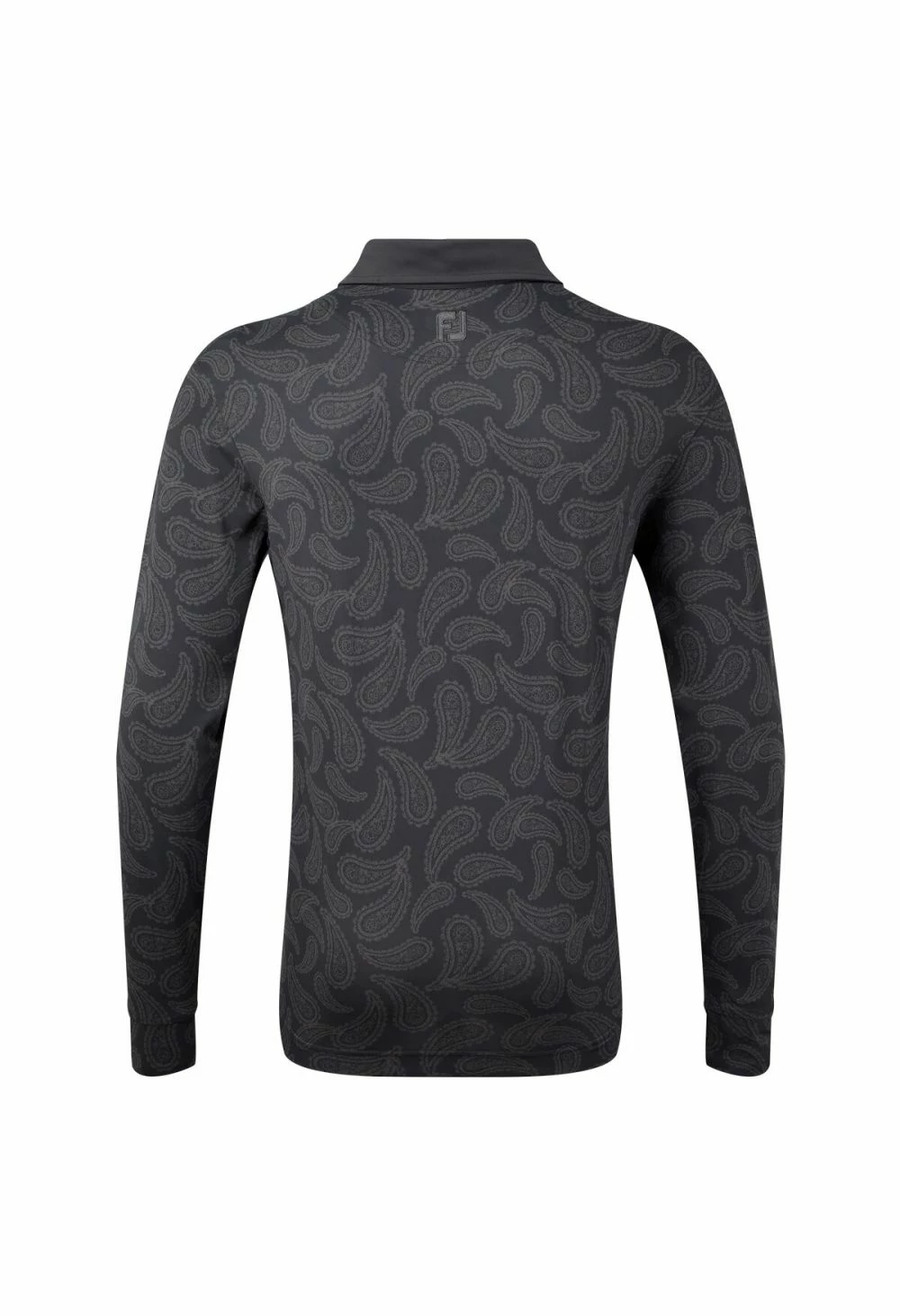 FootJoy Tonal Paisley Print L/S Golf Polo Shirt 92945 4 FootJoy Tonal Paisley Print L/S Golf Polo Shirt 92945 - Image 2