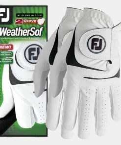Footjoy WeatherSof Golf Glove | 2 Pack 66253