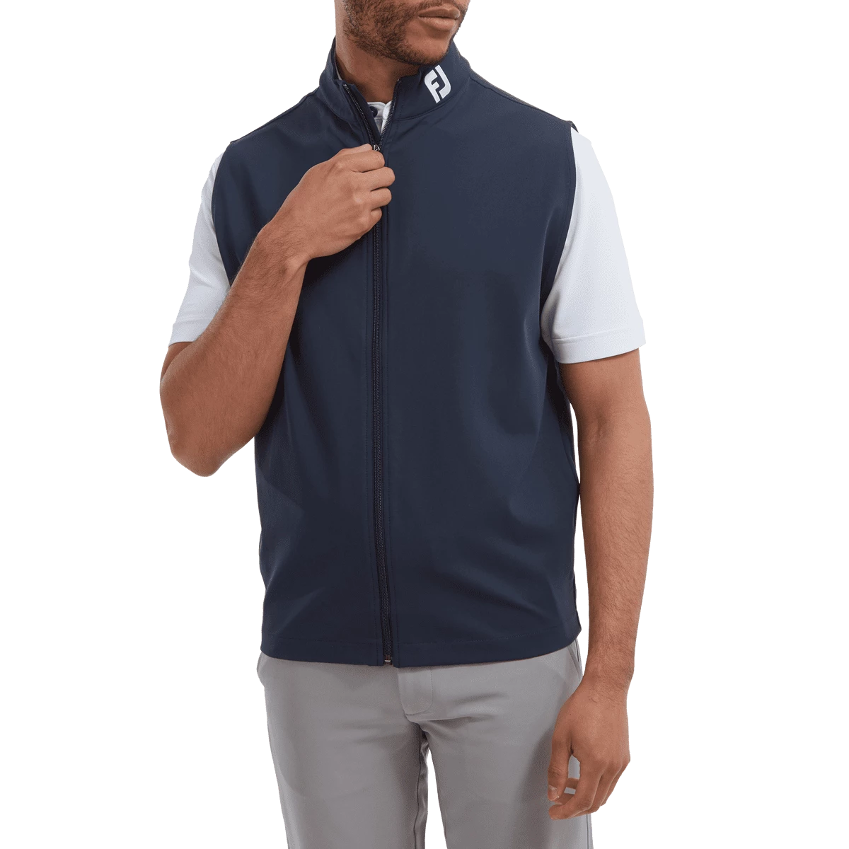 Footjoy Full Zip Knit Golf Vest 88456 6 Footjoy Full Zip Knit Golf Vest 88456 - Image 4