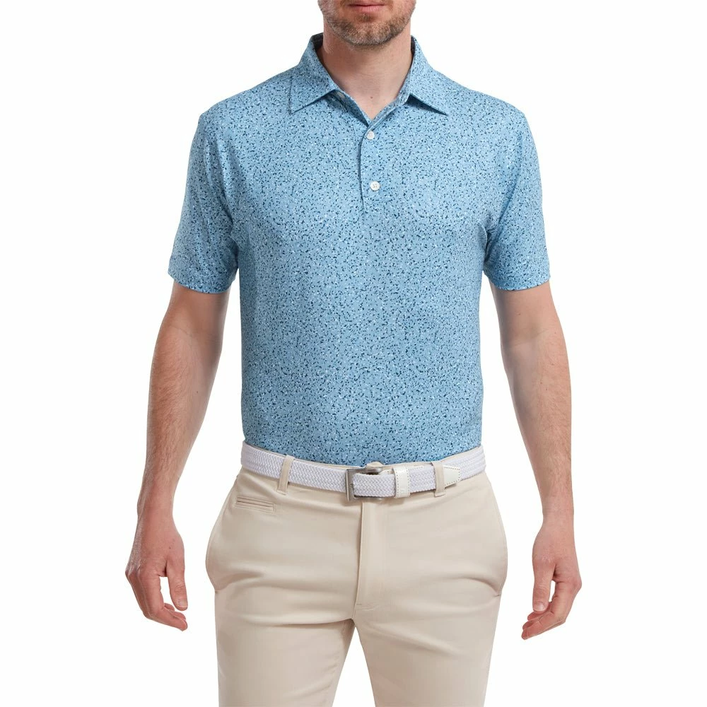 Footjoy Granite Print Lisle Golf Shirt 88417 4 Footjoy Granite Print Lisle Golf Shirt 88417 - Image 2