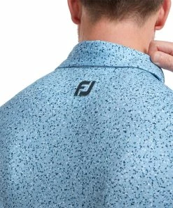Footjoy Granite Print Lisle Golf Shirt 88417 7 Footjoy Granite Print Lisle Golf Shirt 88417 -Mens Sales Store Footjoy Granite Print Lisle Golf Shirt 2