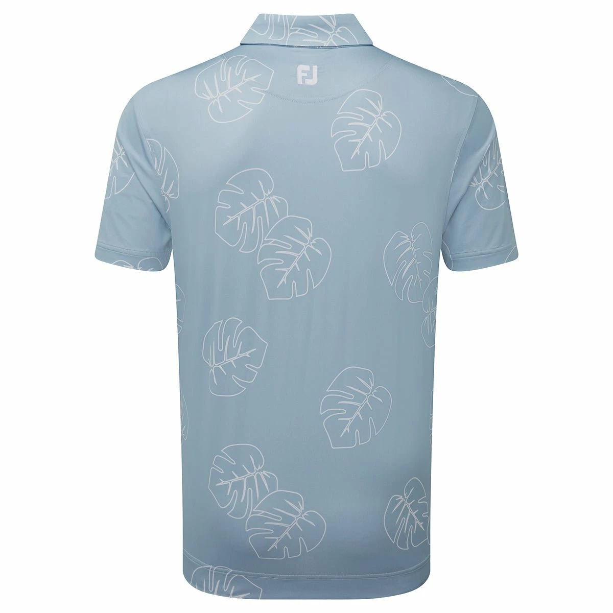 Footjoy Jungle Leaf Print Golf Polo Shirt 88785 4 Footjoy Jungle Leaf Print Golf Polo Shirt 88785 - Image 2