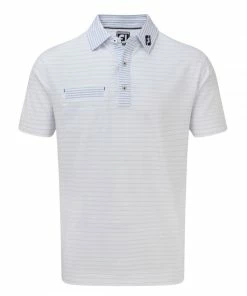 Footjoy Lisle Pinstripe Mix Golf Polo Shirt 84420