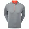 Footjoy Mini Stripe 1/2 Zip Golf Top 87968 -Mens Sales Store Footjoy Mini Stripe Zip Golf Top 87968 101