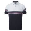 Footjoy Pique Stripe Coloured Block Golf Polo Shirt 90365 1 Footjoy Pique Stripe Coloured Block Golf Polo Shirt 90365 -Mens Sales Store Footjoy Pique Stripe Coloured Block Golf Polo Shirt 4