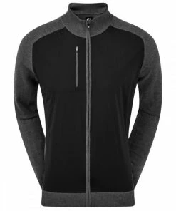 Footjoy Wool Blend Tech Full Zip Golf Sweater 92949