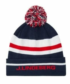 J.Lindeberg J Lindeberg Stripe Golf Beanie GMAC03156