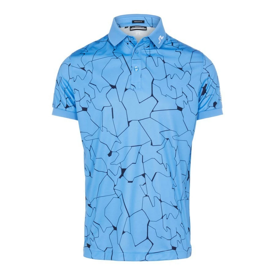 J.Lindeberg J. Lindeberg Tour Tech Print Golf Polo Shirt GMJT03921 3 J.Lindeberg J. Lindeberg Tour Tech Print Golf Polo Shirt GMJT03921