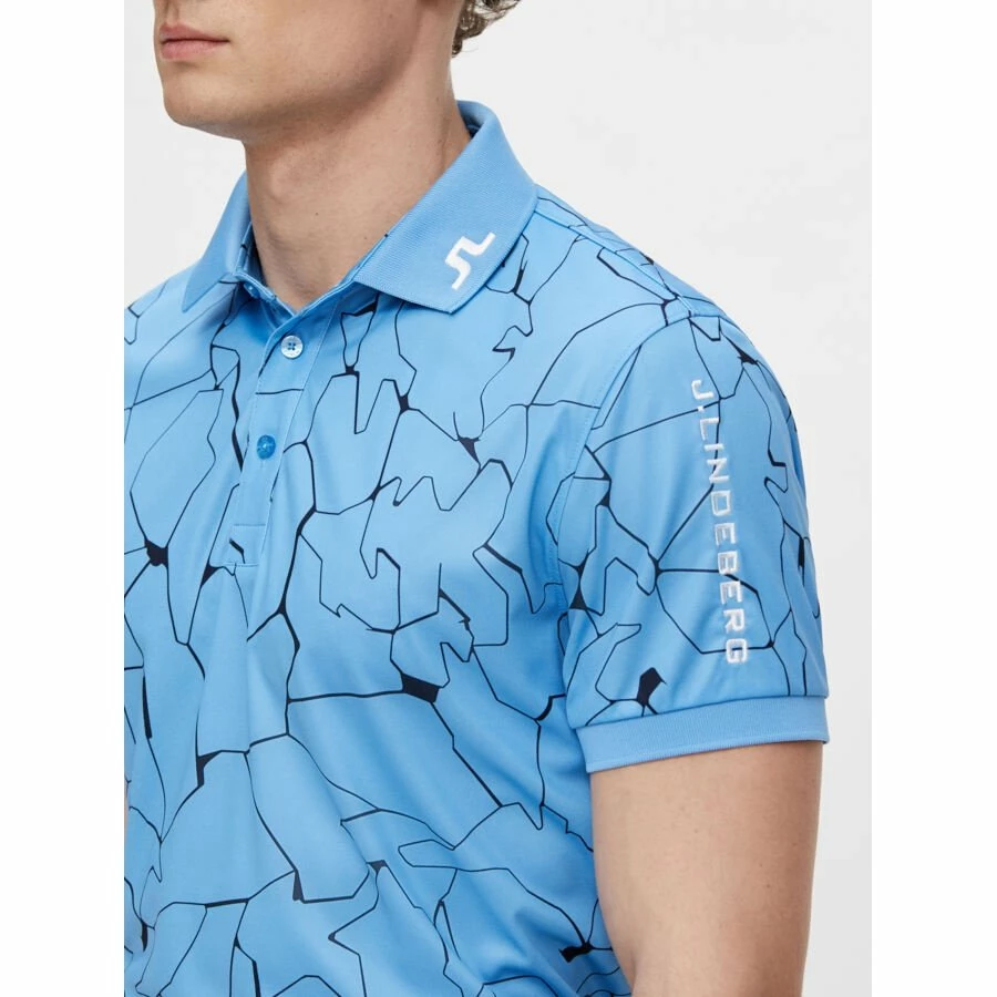 J.Lindeberg J. Lindeberg Tour Tech Print Golf Polo Shirt GMJT03921 6 J.Lindeberg J. Lindeberg Tour Tech Print Golf Polo Shirt GMJT03921 - Image 4