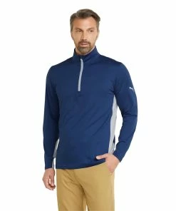 Puma Gamer 1/4 Zip Golf Top 599127 7 Puma Gamer 1/4 Zip Golf Top 599127 -Mens Sales Store Gamer Quarter Zip Men s Golf Sweatshirt 2