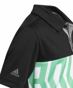 Adidas Junior Print Colorblock Polo Shirt H38824 8 Adidas Junior Print Colorblock Polo Shirt H38824 -Mens Sales Store H38824 5 APPAREL Photography DetailView2 white