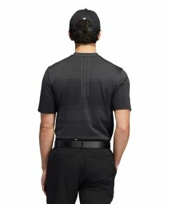 Adidas Statement Seamless Primeknit Golf Polo Shirt H61758 12 Adidas Statement Seamless Primeknit Golf Polo Shirt H61758 -Mens Sales Store H61758 5 APPAREL OnModel BackView white