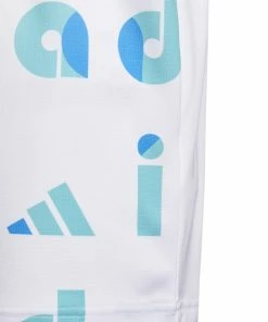 Adidas Junior Graphic Print Golf Polo Shirt HC0250 -Mens Sales Store HC0250 5 APPAREL Photography DetailView2 white