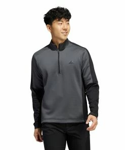 Adidas Colour Block 1/4 Zip Golf Pullover HC5573 11 Adidas Colour Block 1/4 Zip Golf Pullover HC5573 -Mens Sales Store HC5573 3 APPAREL OnModel StandardView white