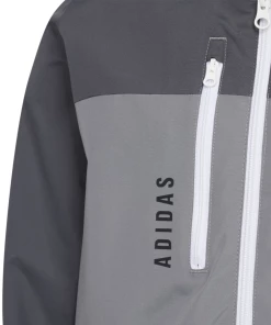 Adidas Junior Provisional Golf Jacket HD1040 11 Adidas Junior Provisional Golf Jacket HD1040 -Mens Sales Store HD1040 4 APPAREL Photography DetailView1 white PhotoRoom