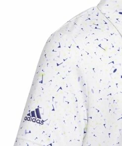 Adidas Junior Flag Golf Polo Shirt HD4953 11 Adidas Junior Flag Golf Polo Shirt HD4953 -Mens Sales Store HD4953 6 APPAREL Photography DetailView3 white
