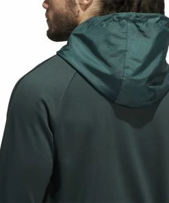 Adidas 3-Stripe COLD.RDY Golf Hoodie HF6509 -Mens Sales Store HF6509 8 APPAREL OnModel DetailView2 white