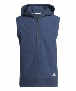 Adidas Hooded Full Zip Golf Vest HF6565