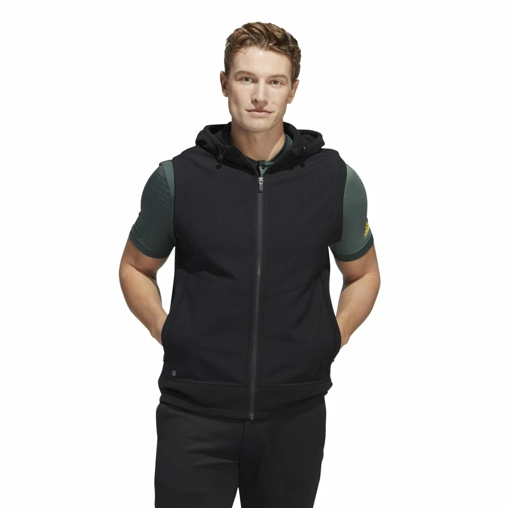 Adidas Hooded Full Zip Golf Vest HF6566 4 Adidas Hooded Full Zip Golf Vest HF6566 - Image 2