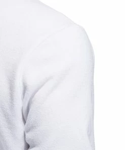 Adidas Core Crew Neck Golf Pullover HF9133 -Mens Sales Store HF9133 8 APPAREL OnModel DetailView2 white