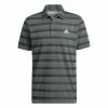 Adidas Stripe Primegreen Golf Polo Shirt HN0631 -Mens Sales Store HN0631 2 APPAREL Photography FrontCenterView white