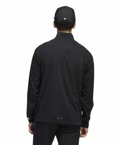 Adidas RAIN.RDY Golf Jacket HN4128 -Mens Sales Store HN4128 5 APPAREL OnModel BackView white
