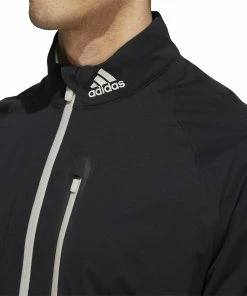 Adidas RAIN.RDY Golf Jacket HN4128 -Mens Sales Store HN4128 8 APPAREL OnModel DetailView1 white