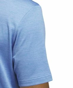 Adidas Primegreen Texture Stripe Golf Polo Shirt HR9071 -Mens Sales Store HR9071 8 APPAREL OnModel DetailView2 white