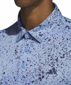 Adidas Jacquard Golf Polo Shirt HS1116 -Mens Sales Store HS1116 7 APPAREL OnModel DetailView1 white