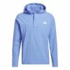 Adidas Ripstop 1/4 Zip Golf Hoodie HY5378 -Mens Sales Store HY5378 1 APPAREL Photography FrontView white