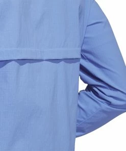 Adidas Ripstop 1/4 Zip Golf Hoodie HY5378 -Mens Sales Store HY5378 8 APPAREL OnModel DetailView2 white