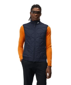 J.Lindeberg J. Lindeberg Quilt Hybrid Golf Vest AMOW09220