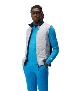 J.Lindeberg J. Lindeberg Quilt Hybrid Golf Vest AMOW09220
