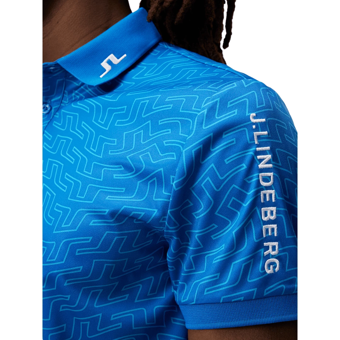 J.Lindeberg J. Lindeberg Tour Tech Print Golf Polo Shirt GMJT07644 6 J.Lindeberg J. Lindeberg Tour Tech Print Golf Polo Shirt GMJT07644 - Image 4