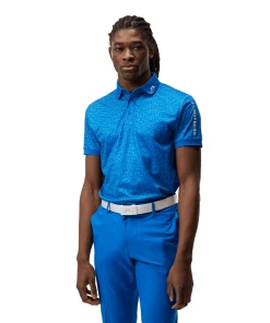 J.Lindeberg J. Lindeberg Tour Tech Print Golf Polo Shirt GMJT07644