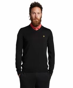 Lyle & Scott V-Neck Golf Pullover KN1040G