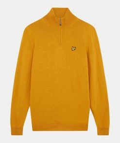 Lyle & Scott Quarter Zip Golf Pullover KN1041G -Mens Sales Store KN1041G A06 5