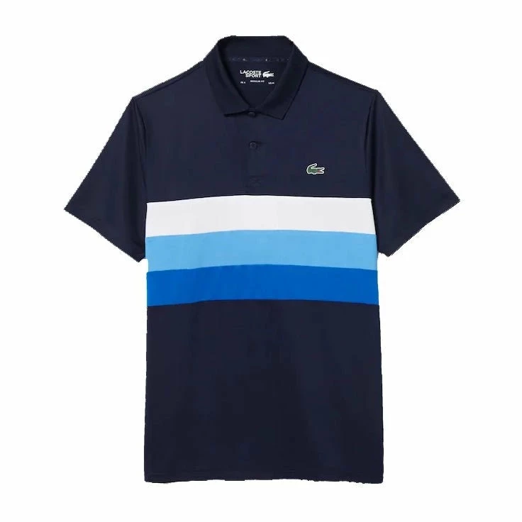 Lacoste Chest Block Golf Shirt DH0585 3 Lacoste Chest Block Golf Shirt DH0585