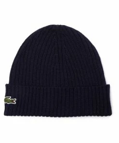 Lacoste Ribbed Wool Golf Beanie RB0001
