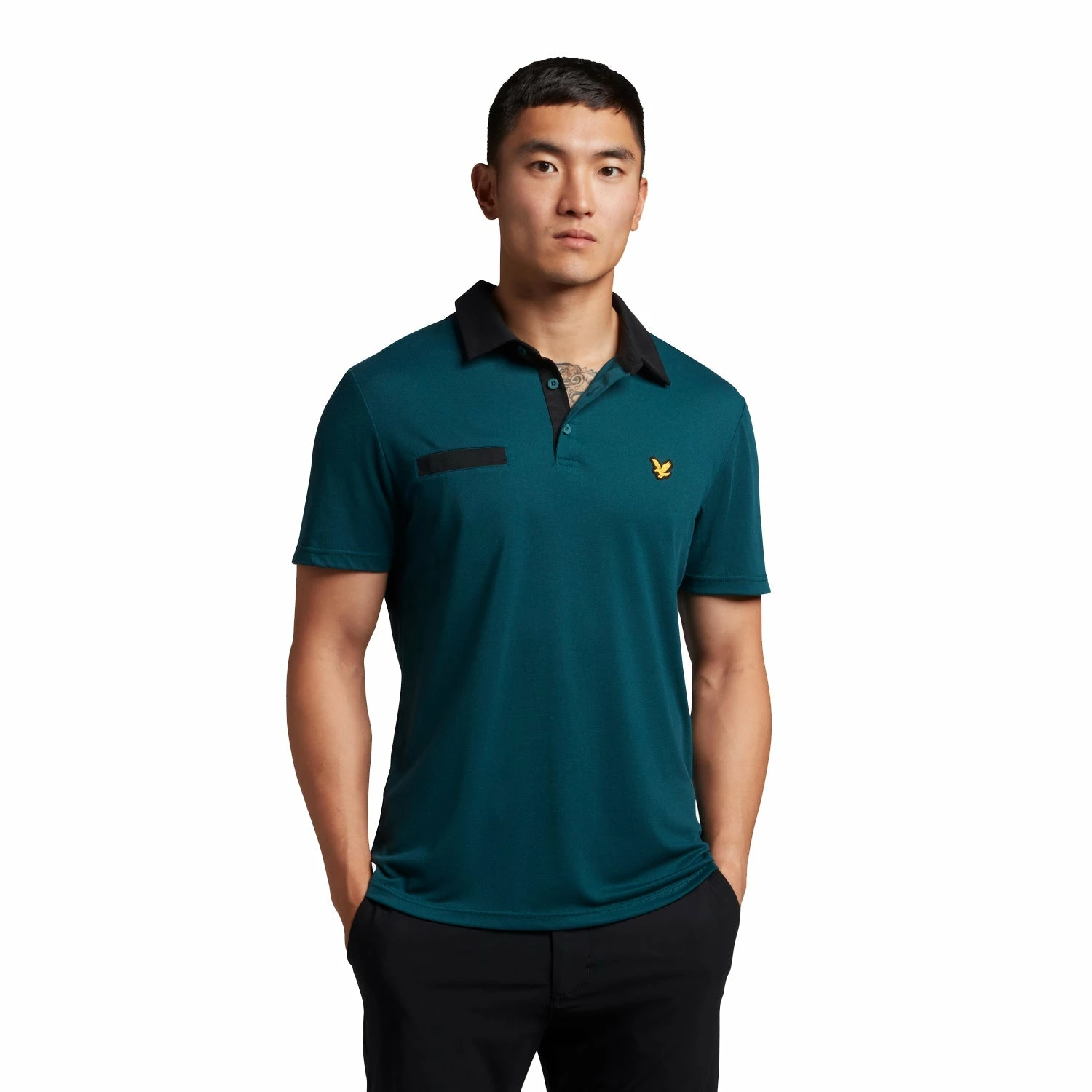 Lyle & Scott Aviemore Golf Polo Shirt SP1463G 3 Lyle & Scott Aviemore Golf Polo Shirt SP1463G